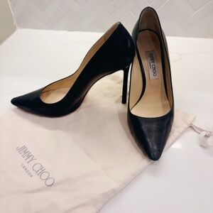 Jimmy Choo Romy 100s Leather Stiletto Heels / Size 9US (IT 40) - dust bag incl